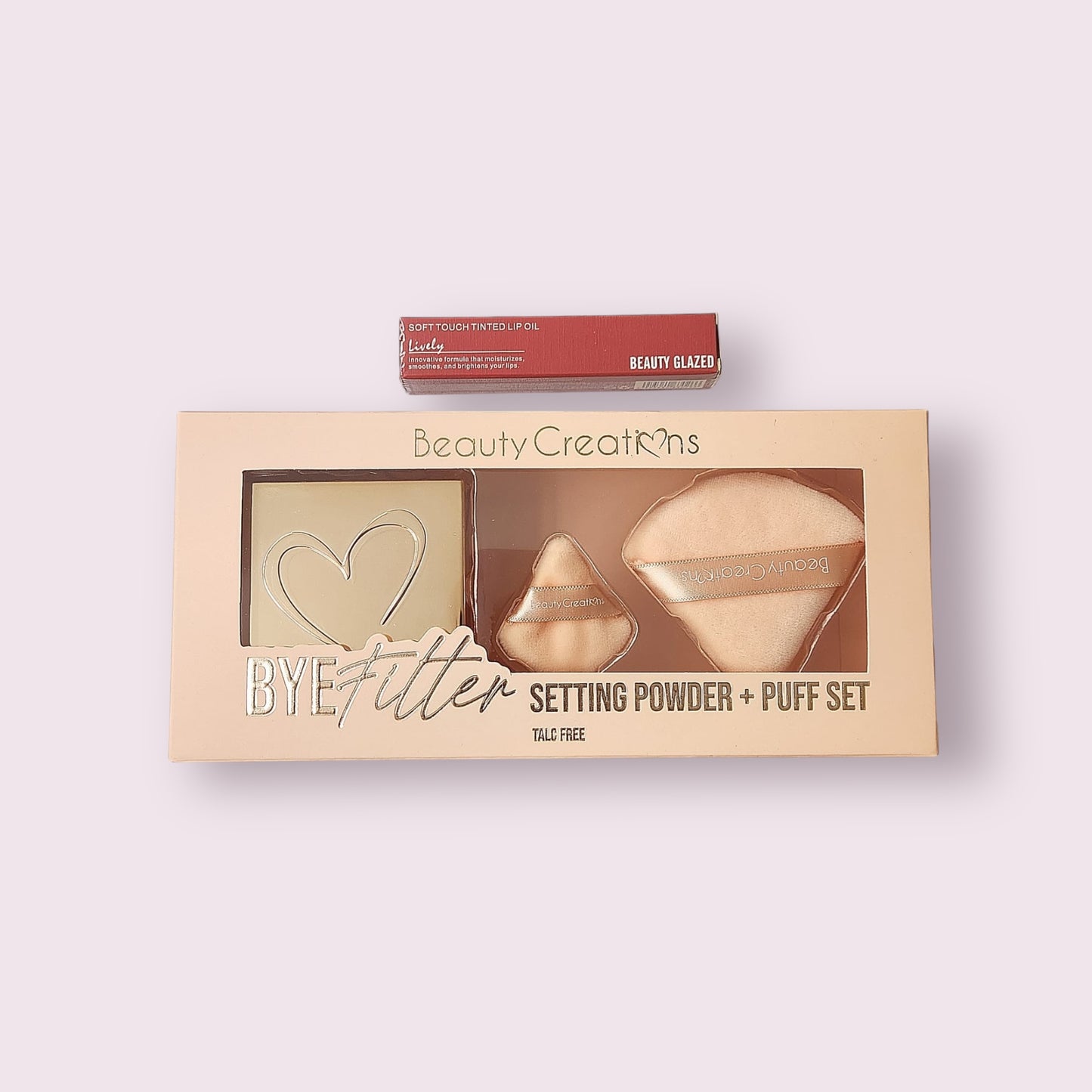 Combo polvo translucido y gratis labial Beauty Glazed - Tono B103